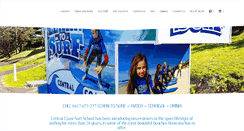 Desktop Screenshot of centralcoastsurfschool.com.au